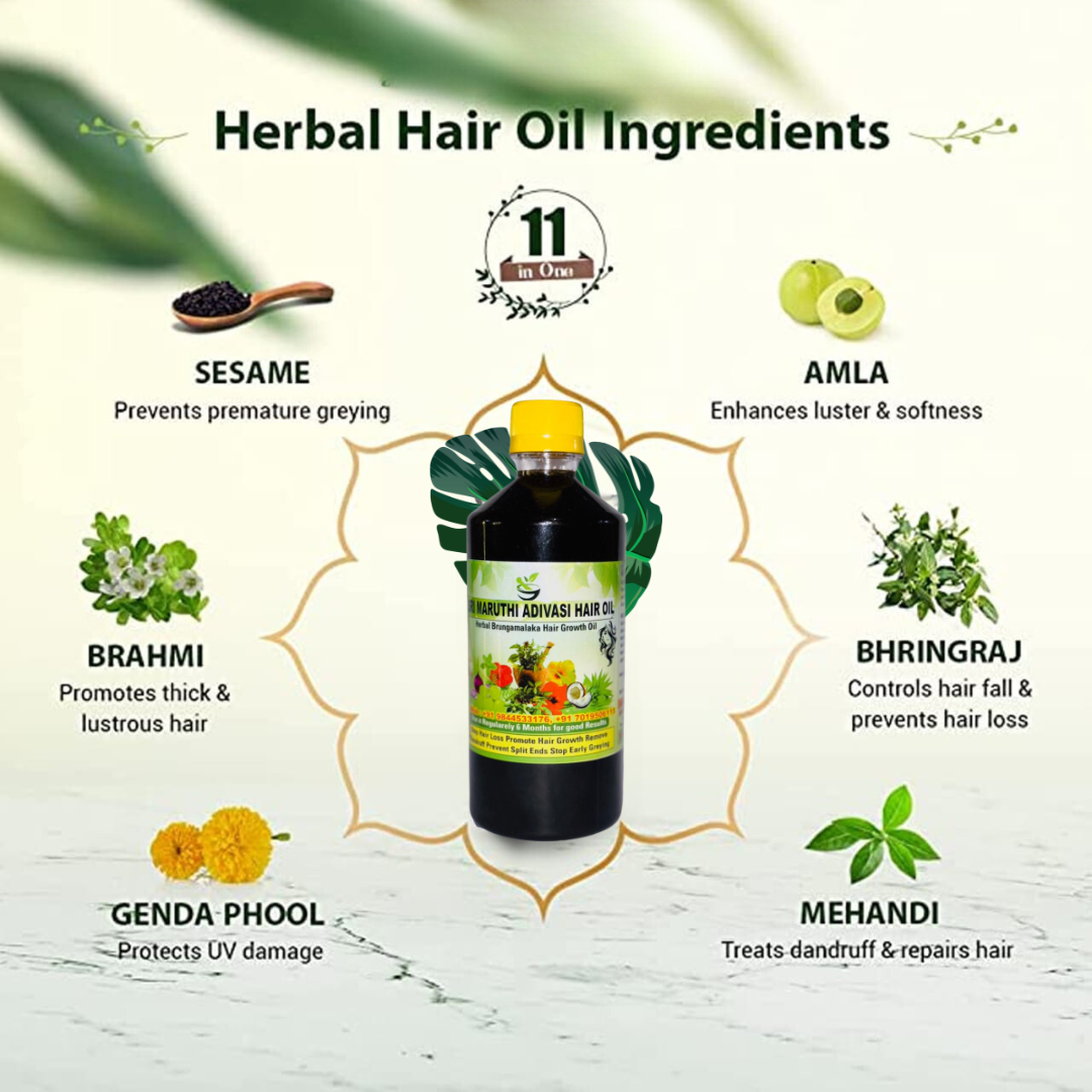 Sri Maruthi Adivasi Herbal Hair Oil