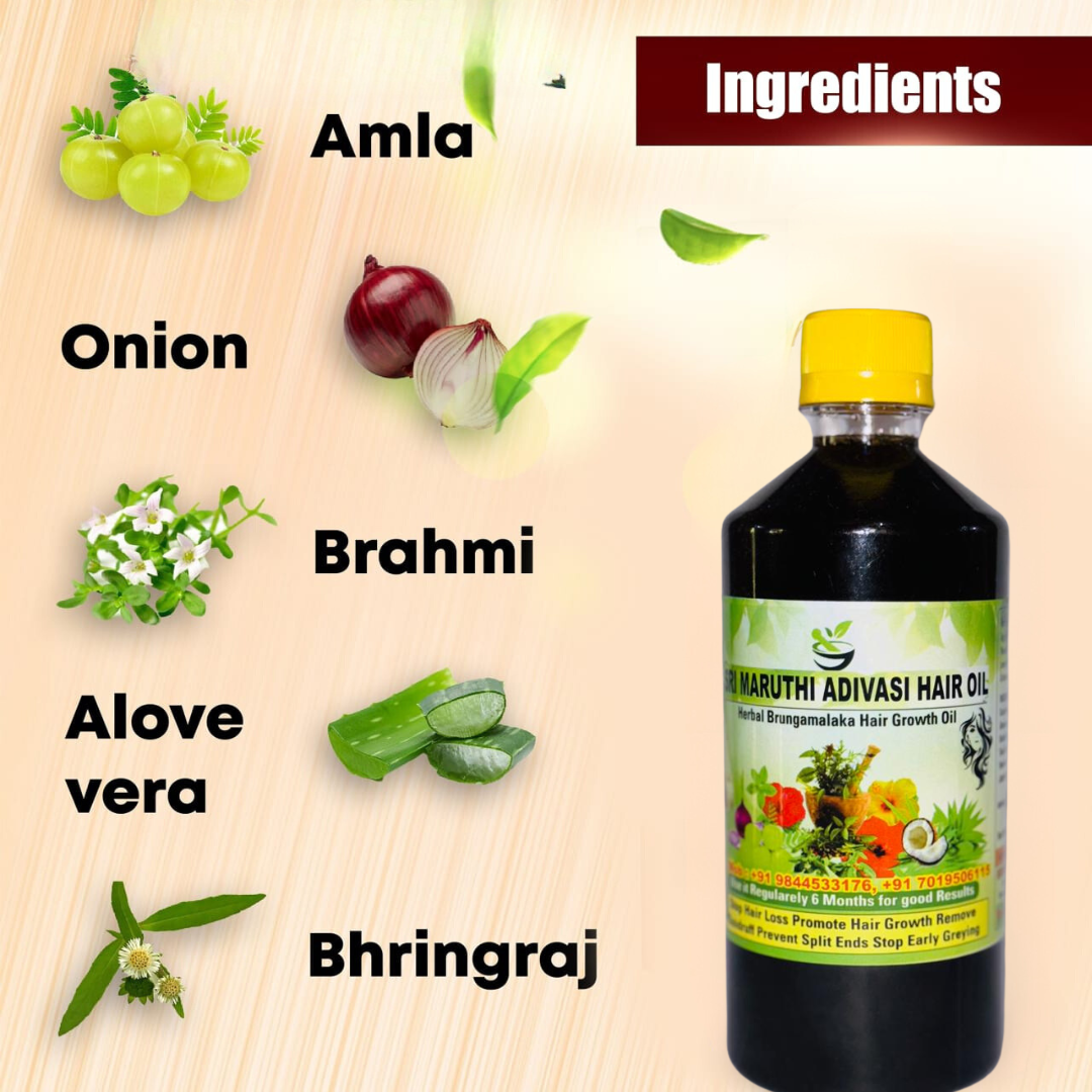 Sri Maruthi Adivasi Herbal Hair Oil